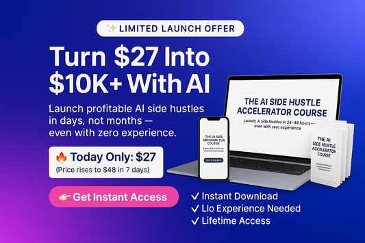 AI Side Hustle Accelerator Course